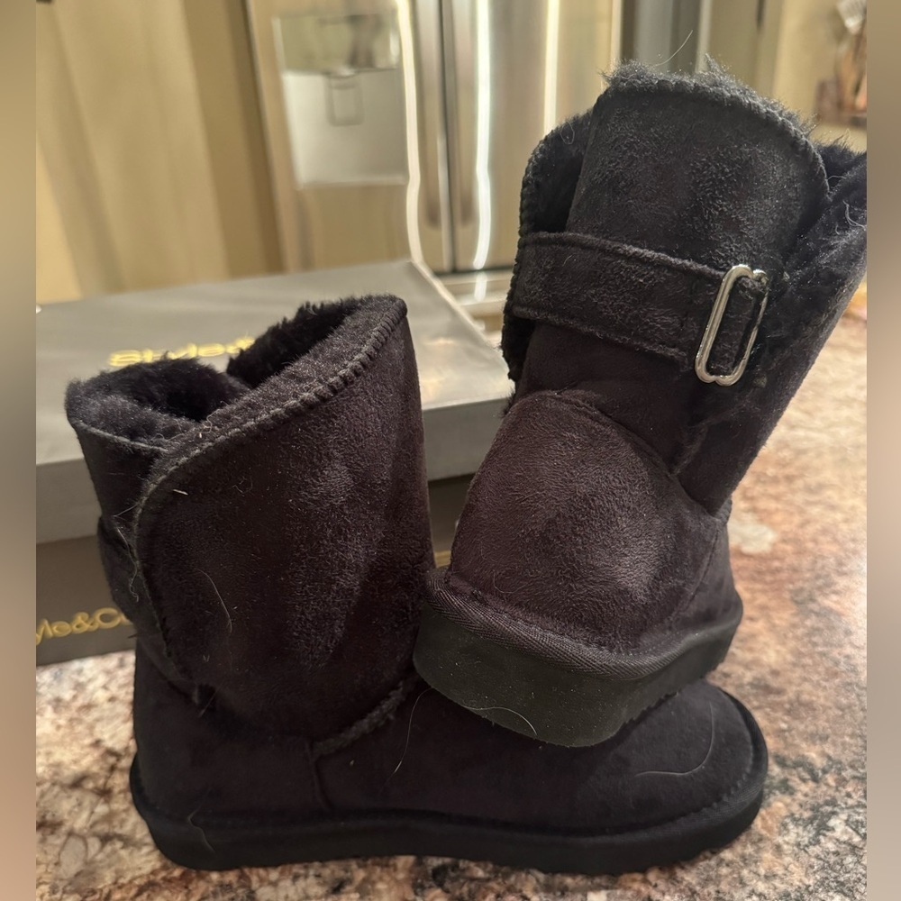 Style & Co. Black Winter Boots - Picture 3 of 6